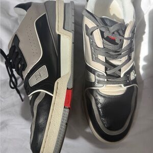 Louis Vuitton Black and Gray Sneakers